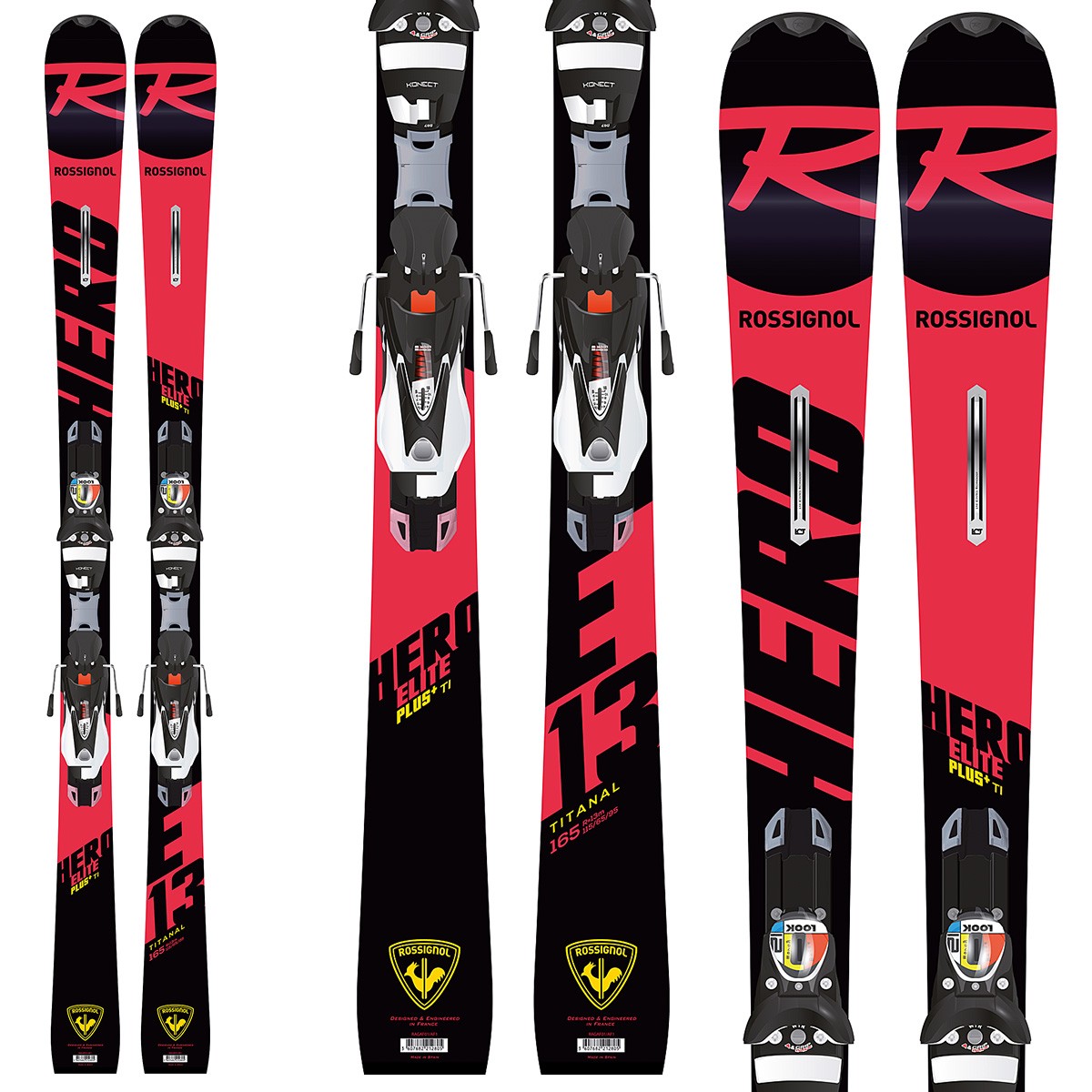Ski Rossignol Hero Elite Plus TI (Konect) + fixations Nx 12Top&racing