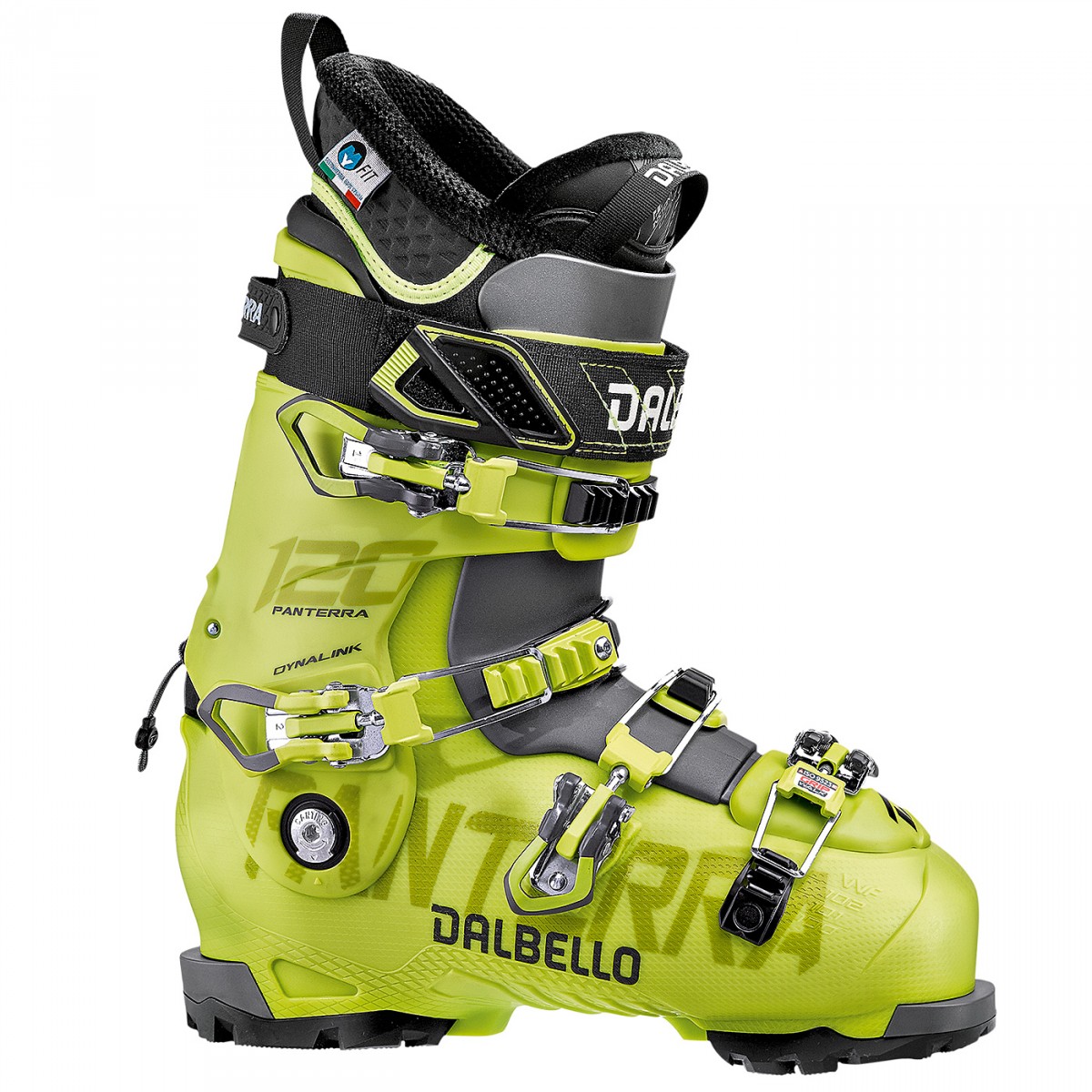 Scarponi sci Dalbello Panterra 120 (Colore: giallo acido, Taglia: 25)