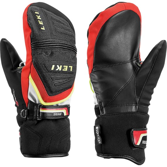 ski gloves Leki Hs Race Coach C-Tech black-red-white