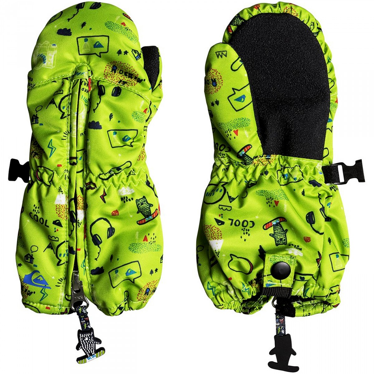 Snowboard mittens Quiksilver Indie Baby Snowboard clothing EN