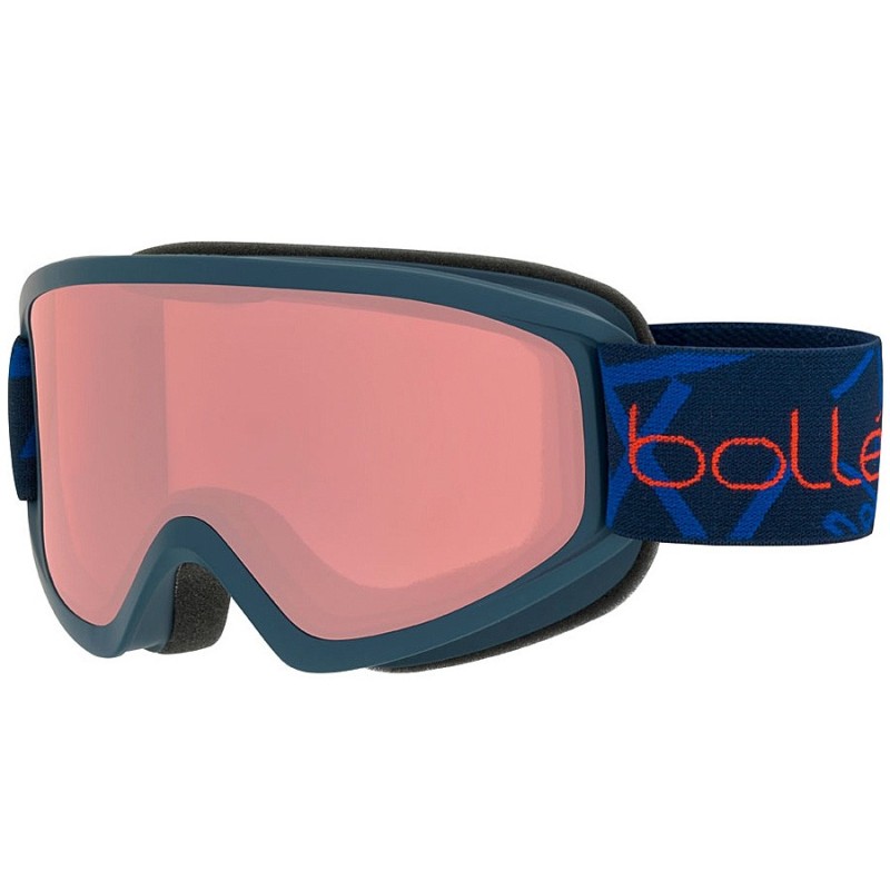 Máscara Bollé Freeze Plus azul con lente espejada Azure azul | Deporvillage
