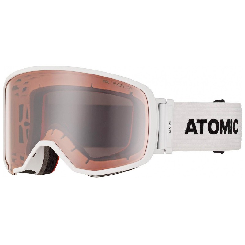 Masque ski Atomic Revent L FDL blanc