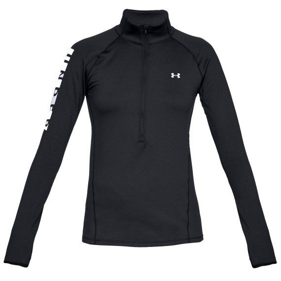 Running sweater Under Armour ColdGear Armour Graphic 1/2 Zip Woman