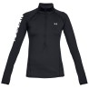 Pullover running Under Armour ColdGear Armour Graphic 1/2 Zip Femme