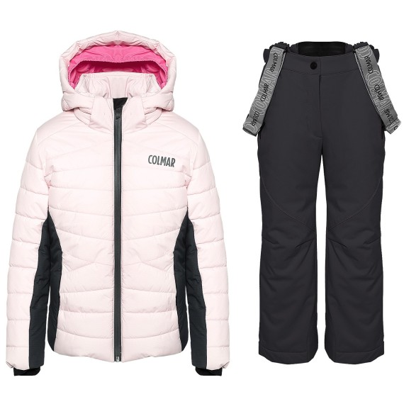 Ski suit Colmar Ecovail Girl pink-grey