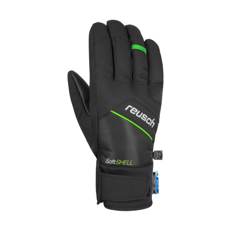 Guanti Sci Reusch Luke R-TEX®XT nero-verde