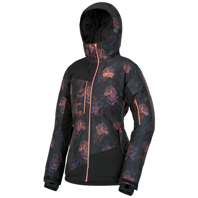 Giacca sci freeride Picture Luna Flower Donna