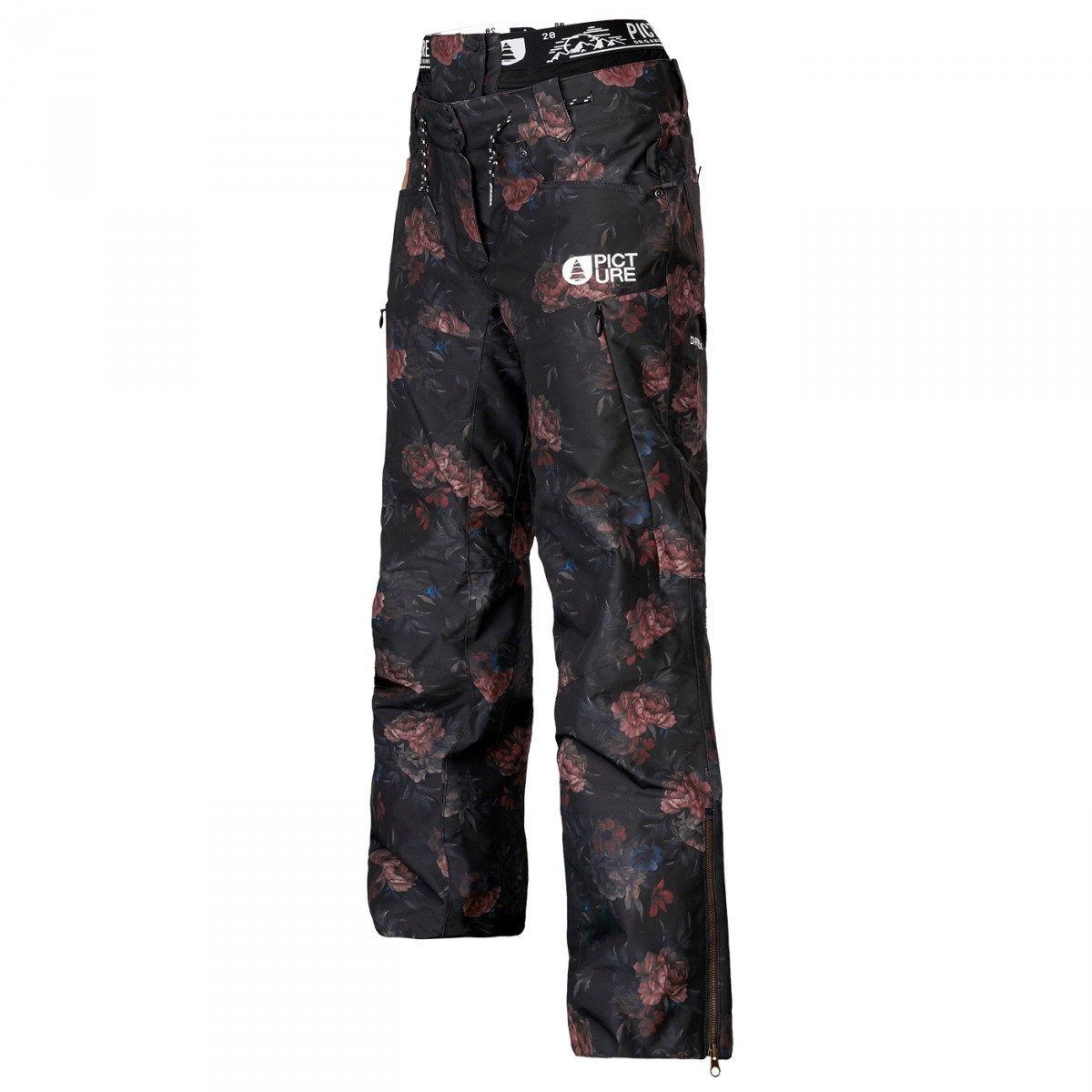 Freeride ski pants Picture Slany Flower Woman EN