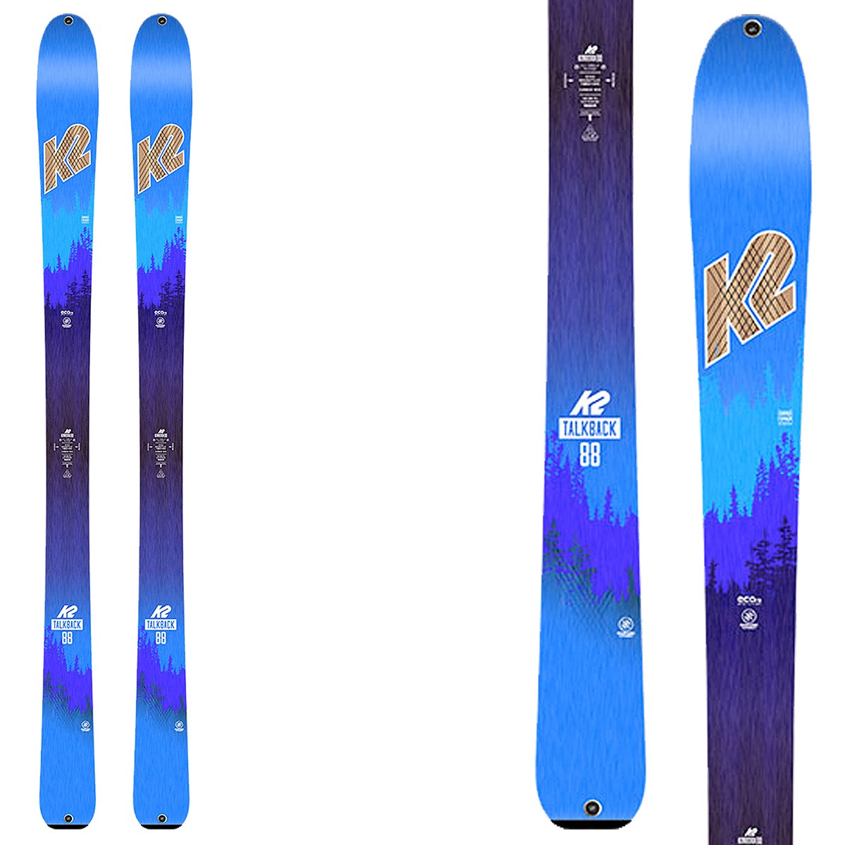 Mountaineering ski K2 Talkback 88 Women mountaineering skis EN