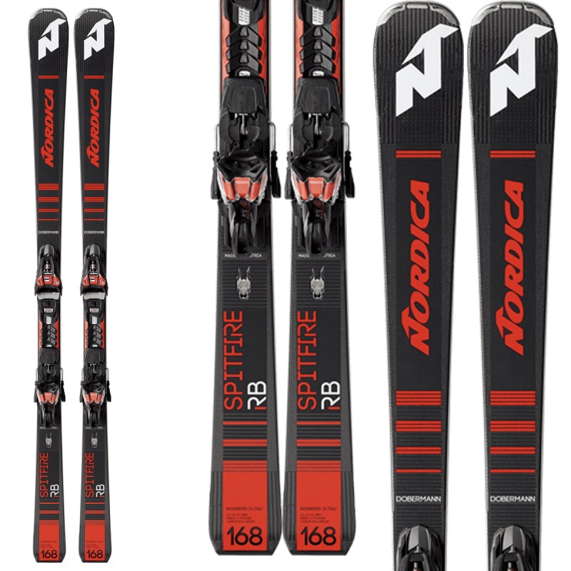 Skis Nordica Spitfire Rb + fixations Xcell 12 Fdt