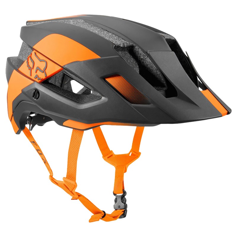Casco Ciclismo Fox Conduit nero-arancione
