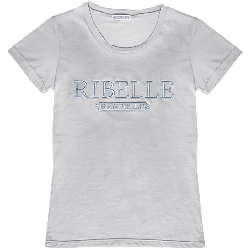T-shirt Ranpollo Ribelle grigio-azzurro