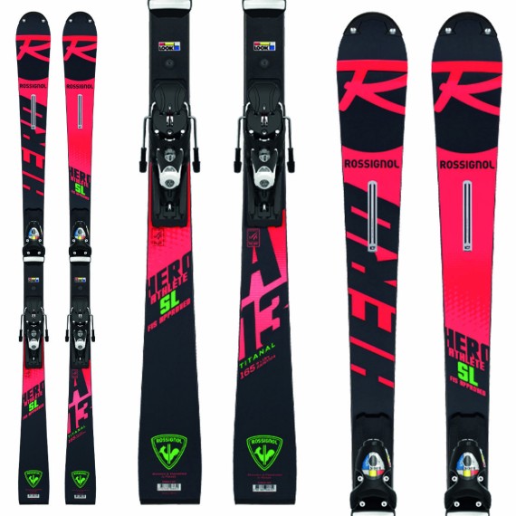 Ski Rossignol Hero Athlete Fis SL J avec fixations Spx 15