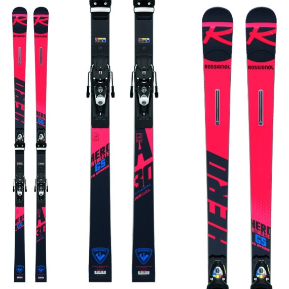 Ski Rossignol Hero Athlete Fis GS with bindings Spx 15 Rockerace