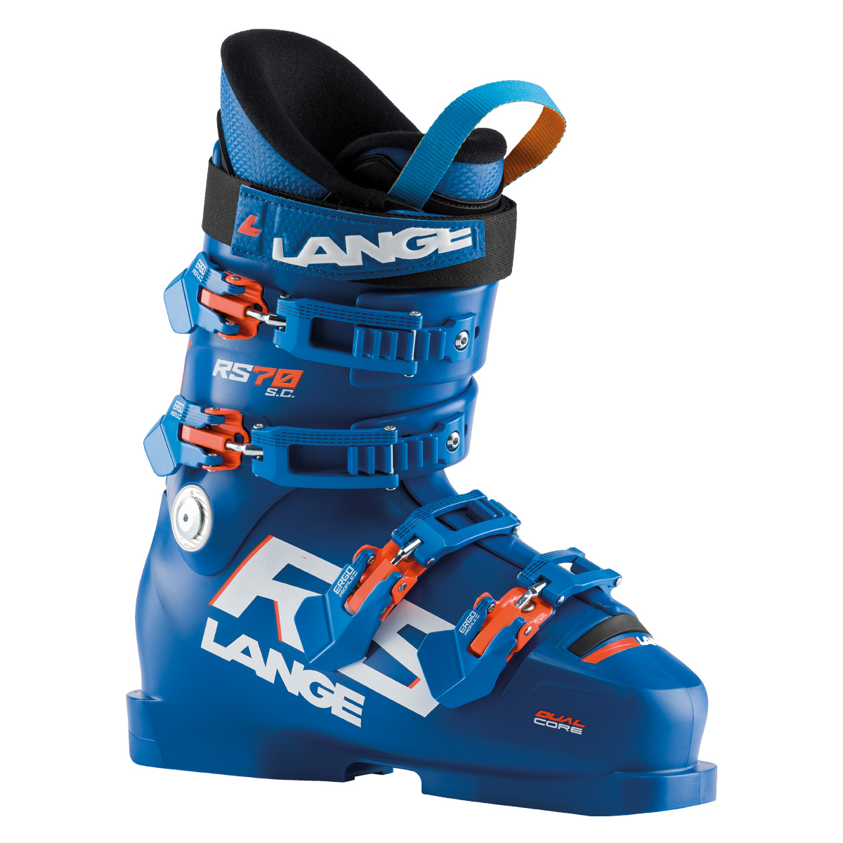 Scarponi Sci Lange RS 70 S.C. (Colore: Blu arancione, Taglia: 23)