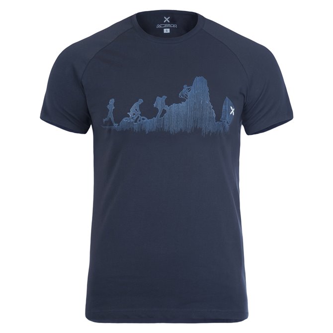 T-shirt trekking Montura Sporty Uomo grigio