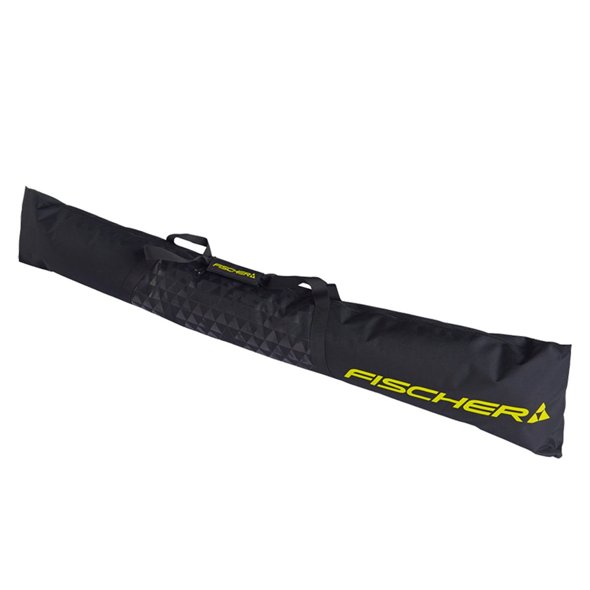 Sacca portasci Fischer Eco Alpine 1 pair (Colore: nero-giallo, Taglia: UNI)