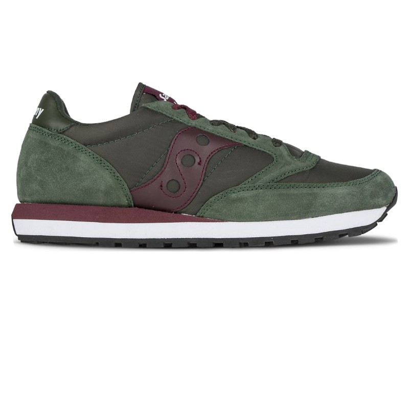 Sneakers Saucony Jazz original green-burgundy