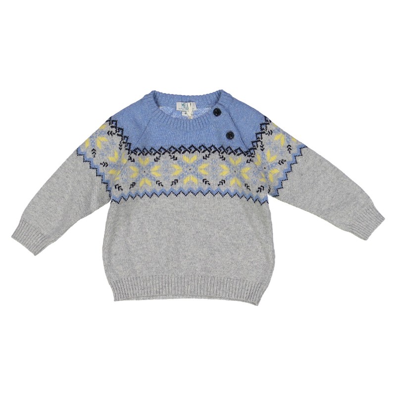 Melby knitted long-sleeved knit sweater