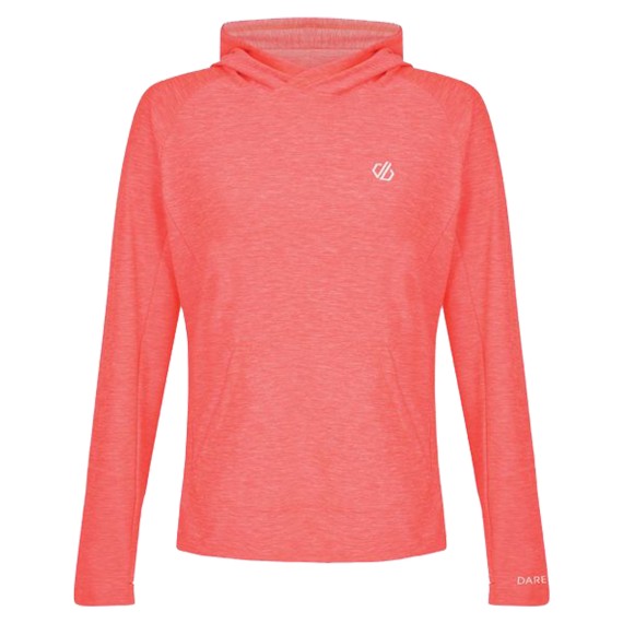 Maglia DARE 2B Sprint Cty Hoodie Fiery Coral
