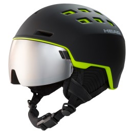 Casco sci Head Radar black-lime