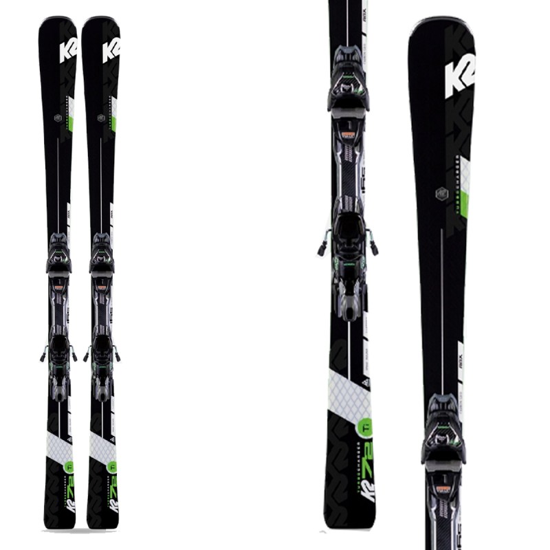 K2 ski  Turbo Charger with bindings Mxcell 12 Tcx 