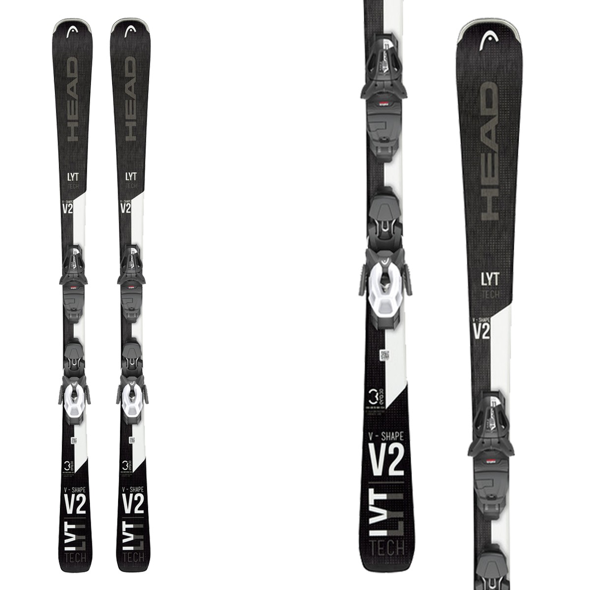 ヘッド 初・中級者向け 2019 HEAD V-SHAPE V2 11日間使用 - スキー ヘッド 初・中級者向け 2019 HEAD V-SHAPE V2 11日間使用 - スキー