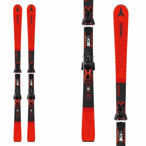 Sci Atomic Redster G7 FT + attacchi FT 12 GW rosso-nero