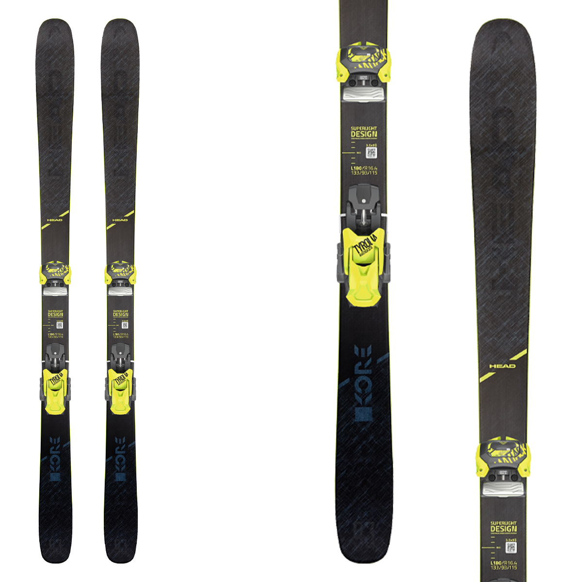 Ski Head Kore 93 with bindings Attack2 13 GW EN