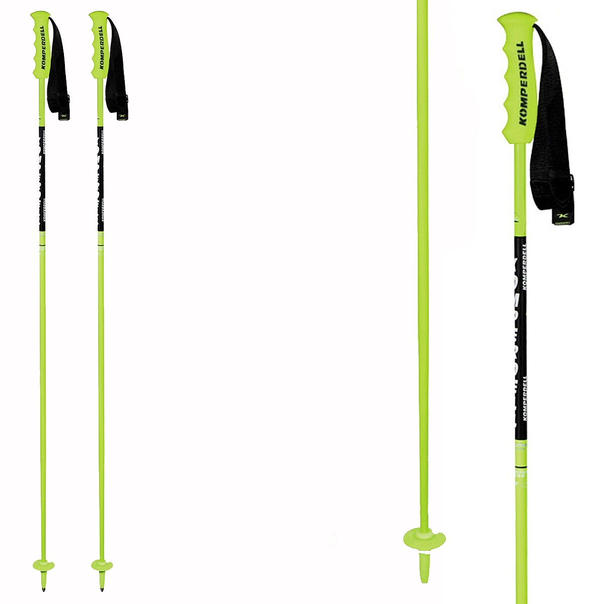Bastoni sci Komperdell Nt Carbon (Colore: verde, Taglia: 120)