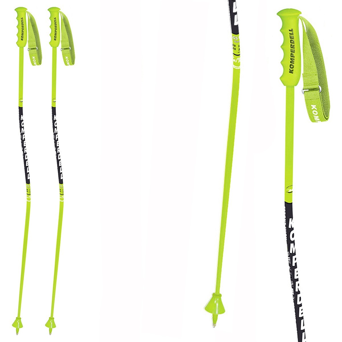 Bastoni sci Komperdell Nt Carbon GS (Colore: verde-nero, Taglia: 120)