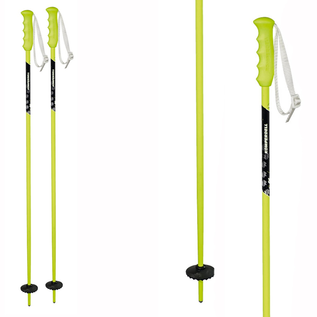 Bastoni sci Komperdell Bright (Colore: Green, Taglia: 100)