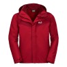 Giacca Sci Jack Wolfskin Arland 3IN2 red lacquer
