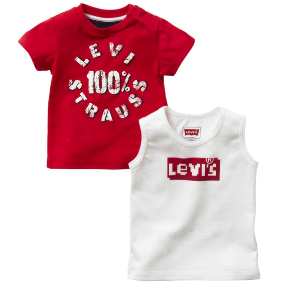 LEVI'S t-shirt + chaleco Levi's Baby