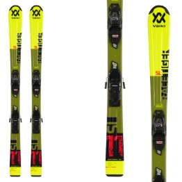 Ski Volkl Racetiger Jr Yellow avec fixations 4.5 vMotion