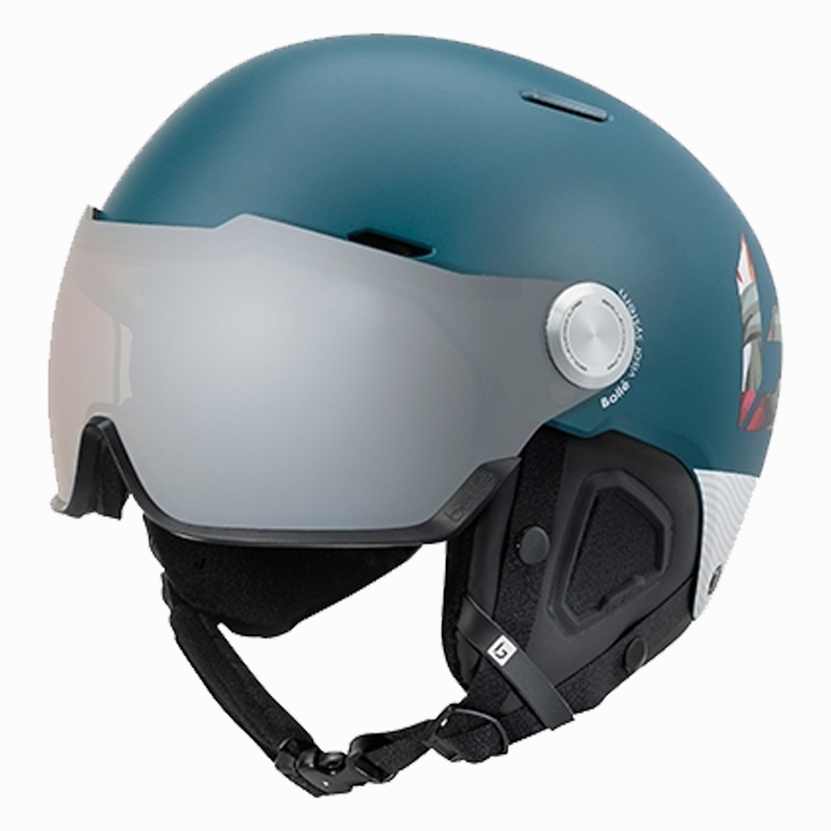 Bolle Might Visor Premium Navy Ski Helmet EN