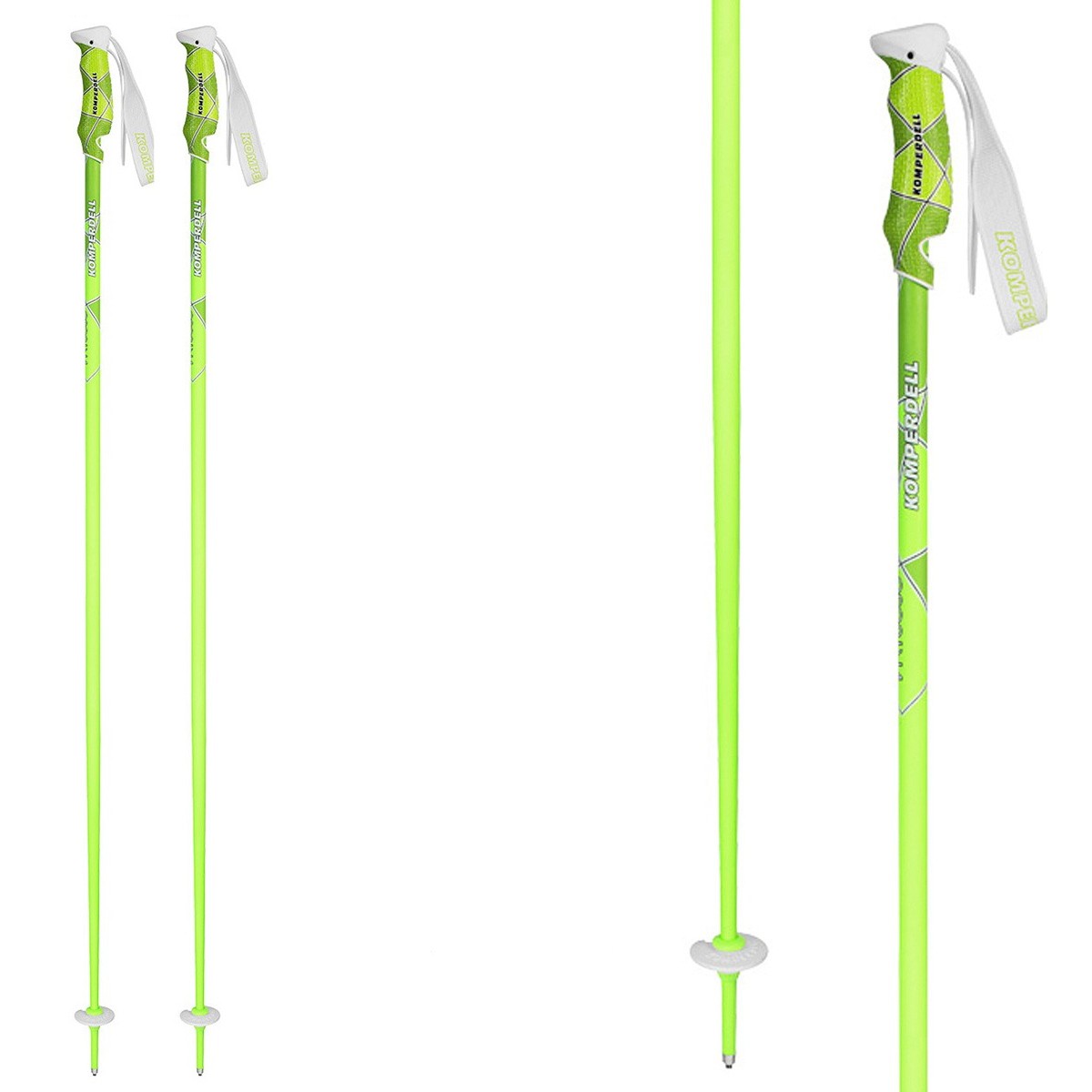 Bastoni sci Komperdell Virtuoso (Colore: verde, Taglia: 125)