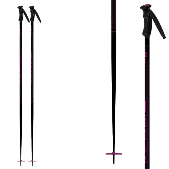 Ski poles Kerma Vector Plum