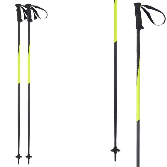 HEAD Ski poles Head Head Pro black-yellow
