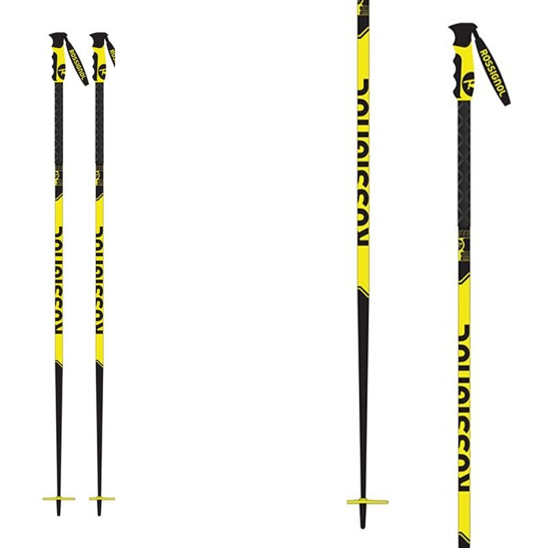 Ski poles Rossignol Freeride Pro yellow