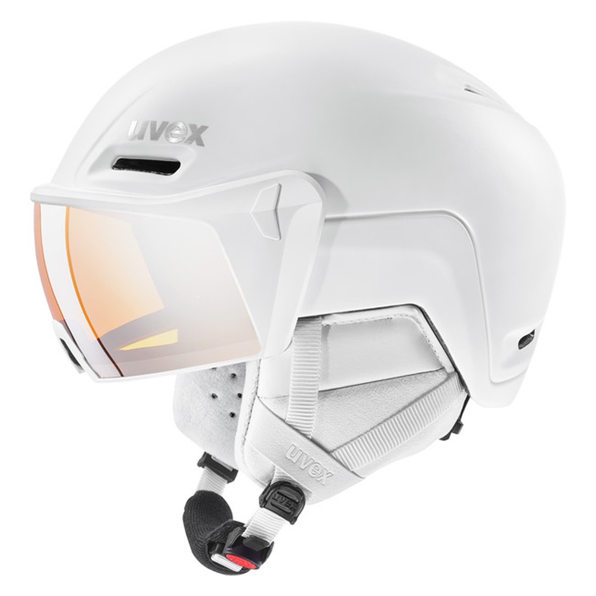 Casco Da Sci Uvex Stance Unisex - Bianco Opaco, Taglia 54-58 Cm