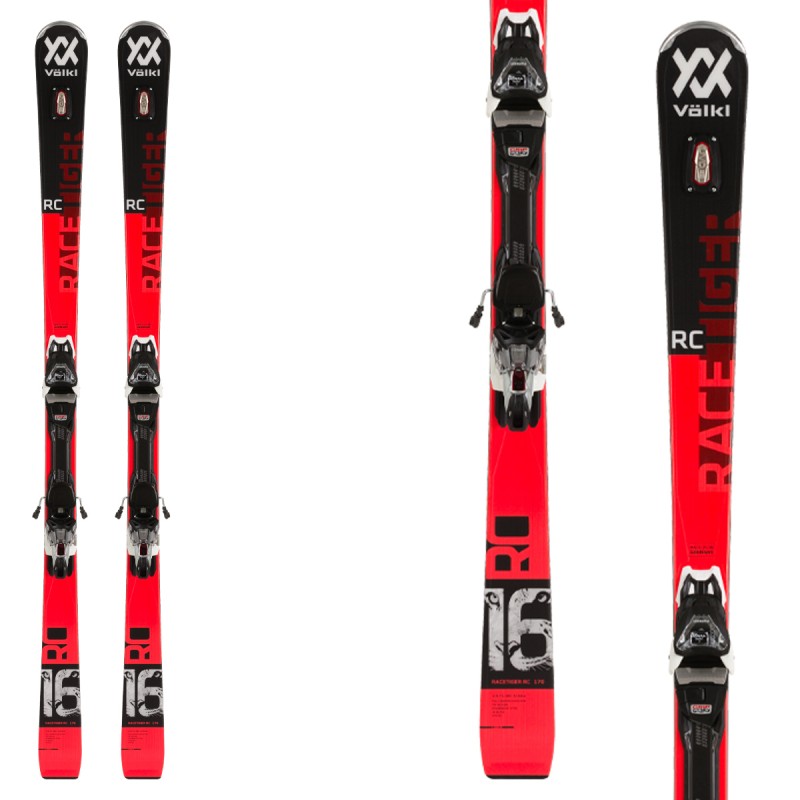 Ski Volkl Racetiger RC Red with bindings vMotion 12