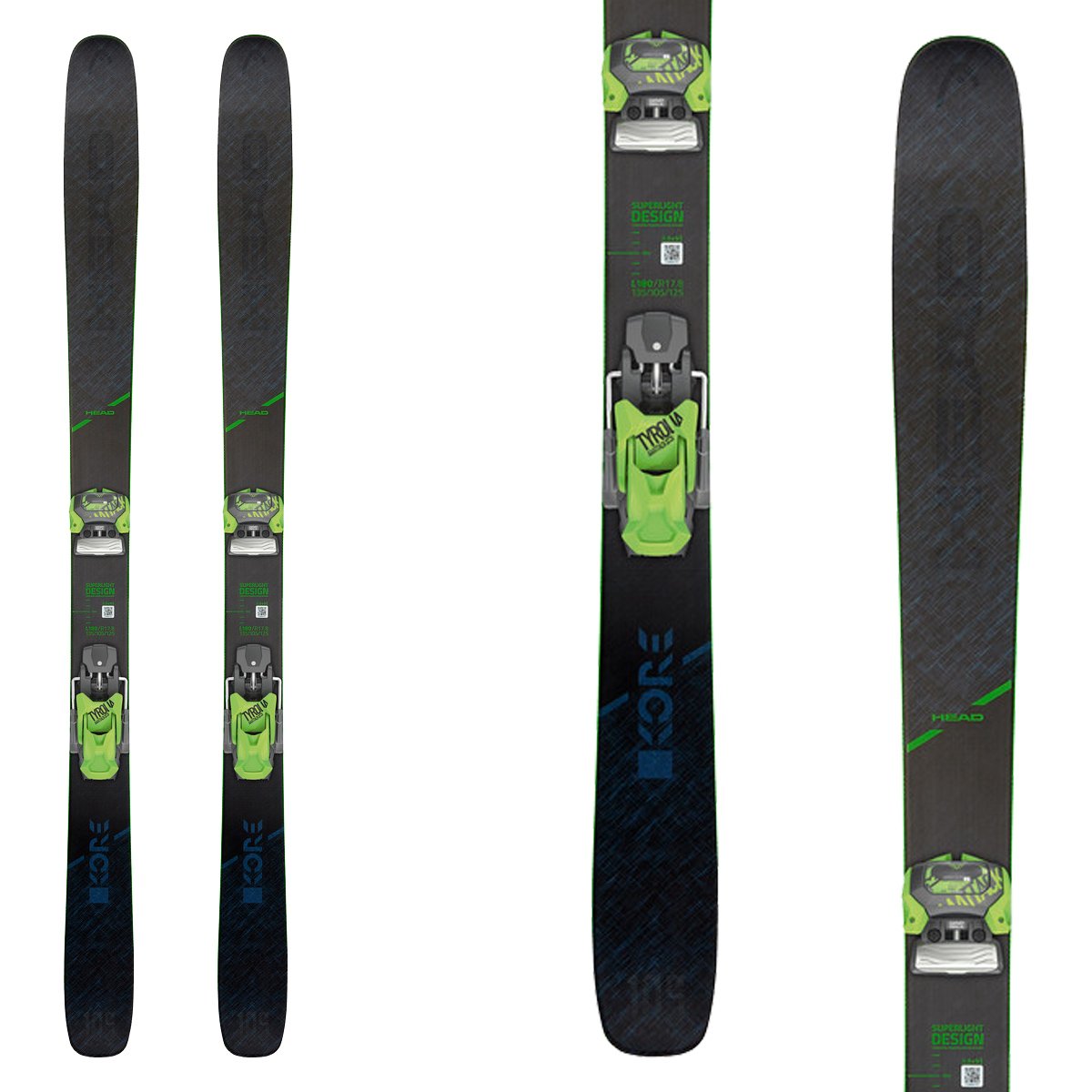 Ski Head Kore 105 with bindings Attack 13 EN Ski Head Kore 105 with bindings Attack 13 EN