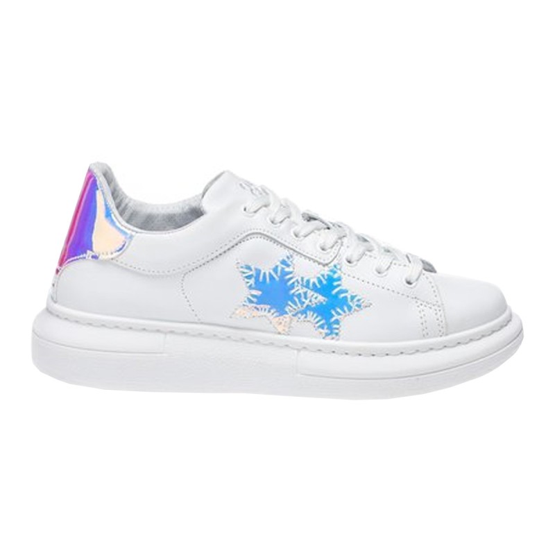 2STAR 2Star women's sneakers Low white-iridescent