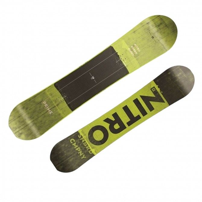 Snowboard Nitro Prime Toxic nero-giallo
