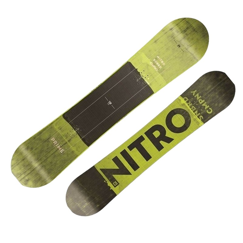 Snowboard Nitro Prime Toxic Wide nero-giallo