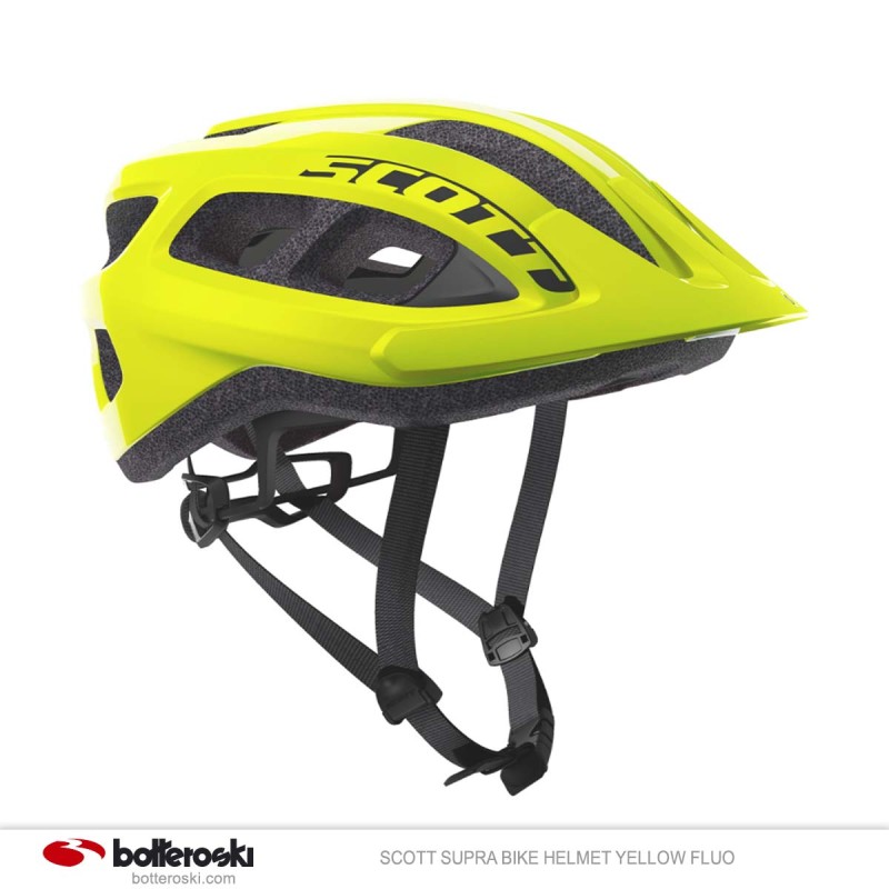 Casco Bike Scott Supra yellow fluorescent