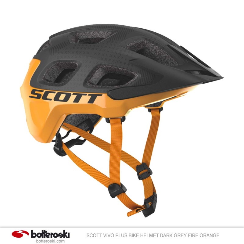 Casco Bike Scott Vivo Plus dark grey/fire orange