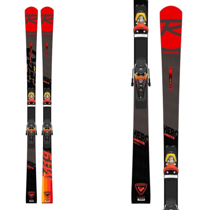 Ski Rossignol Hero Master model 2021 with Spx 15 Rockerace bindings