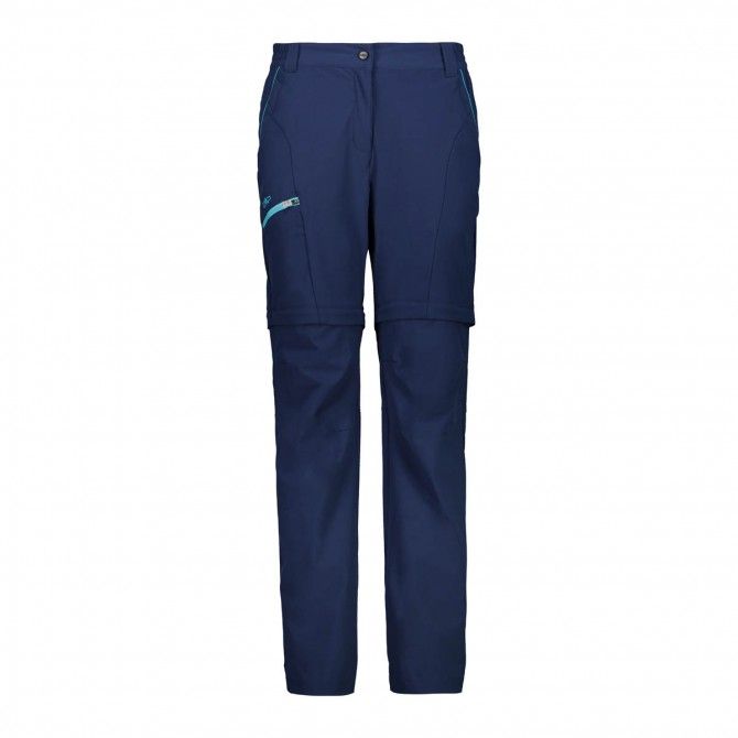 Pantaloni da donna Cmp Zip Off - Blu